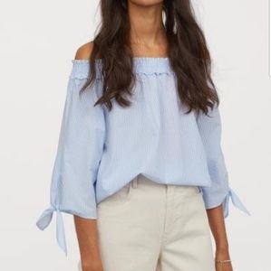 H&M off the shoulder blouse